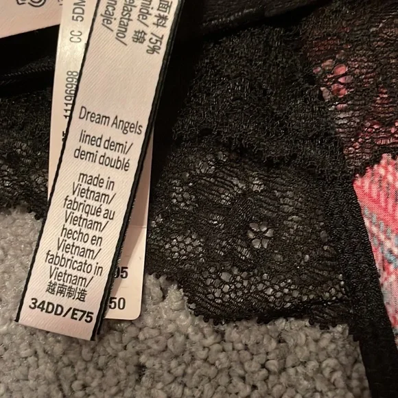 Dream Angels Demi & Thong 34DD/ Med NWT - Picture 8 of 10